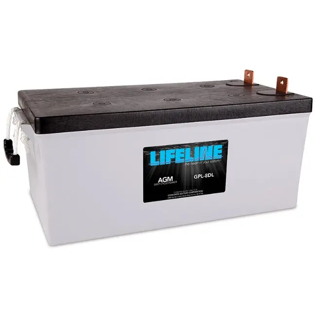 Lifeline 8D 1350 Cca 12V 255Ah Battery Gpl-8Dl 1