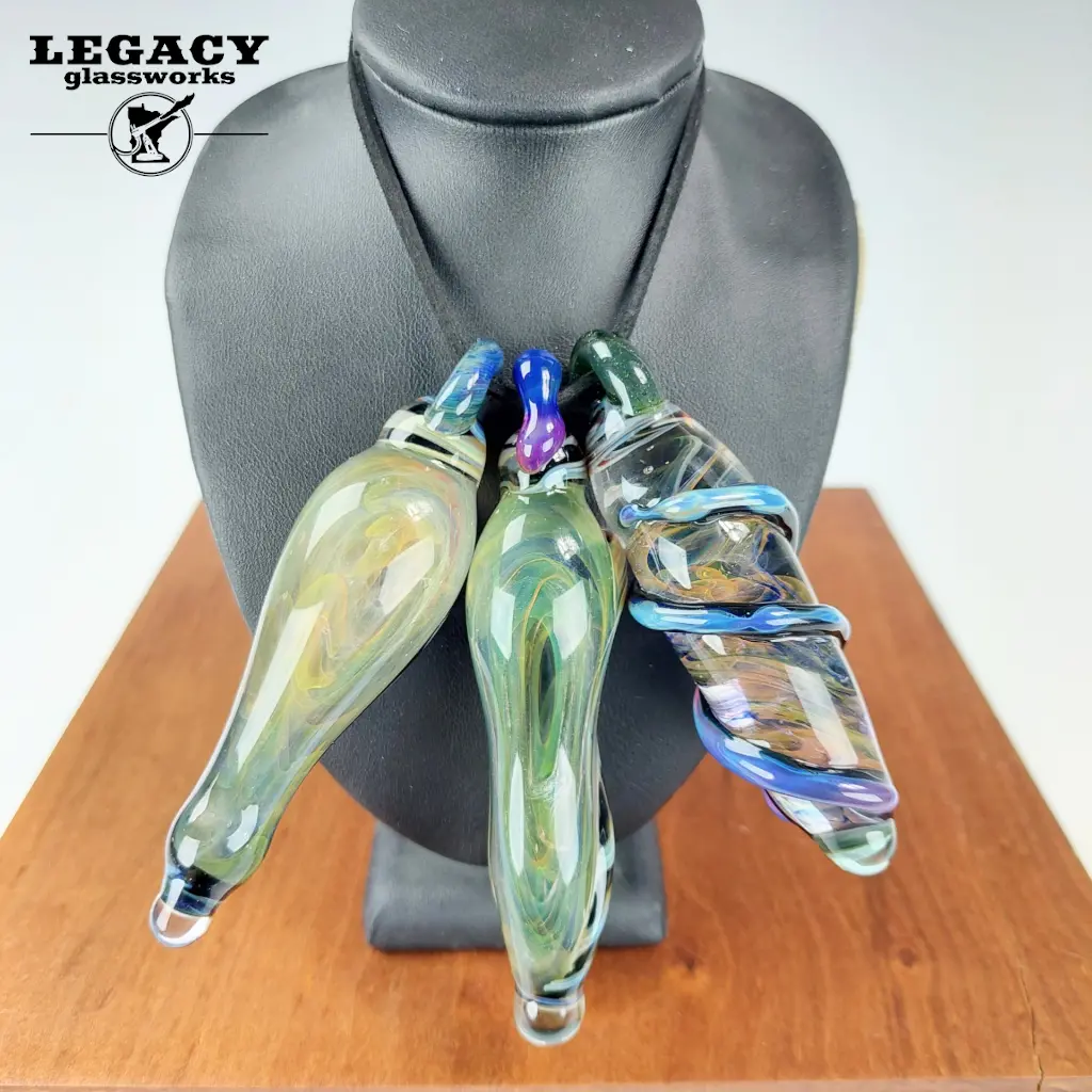 Strix Glass Long Fumed Pendants 1