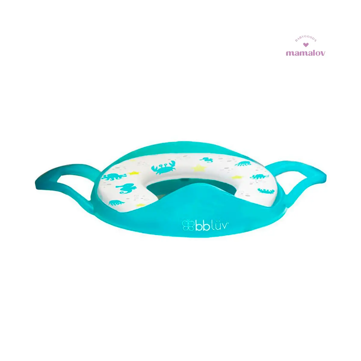 Asiento De Inodoro Azul B0112-Az Bbluv 1