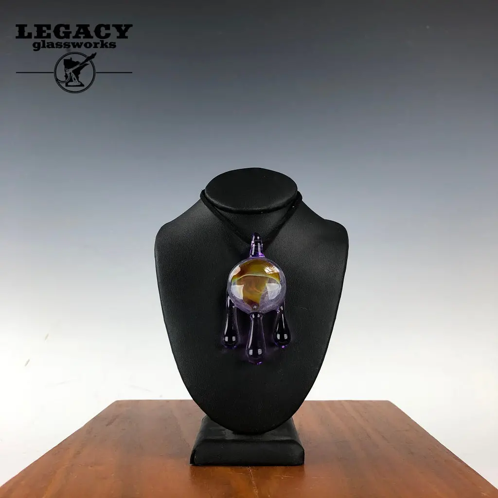 Mindset Glass Galaxy Mushroom Drip Pendant 1