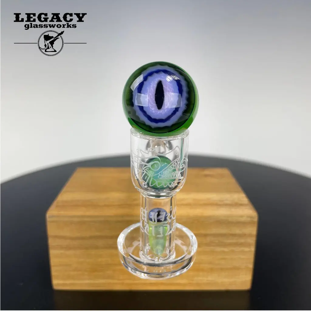 Mike Luna Slurper Set + 10/90 Blasted Mini Terp Slurper 1