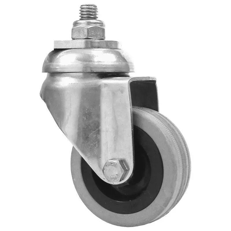 Mosmatic Stainless Steel Caster (No Bracket) For Commercial Series Surface Cleaner 80.940 1