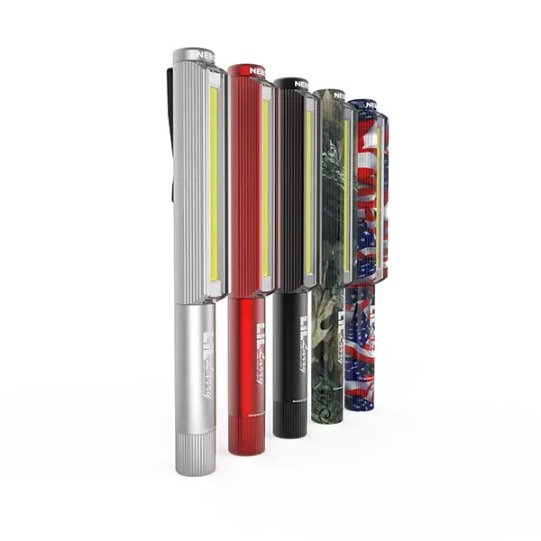 Nebo Lil Larry Flashlight (Black) Powerful Magnetic Base - Water And Impact-Resistant 1