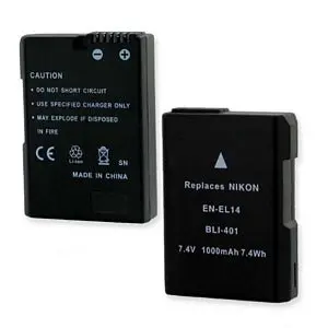 Nikon En-El14 En-El14a Battery Replacement 1