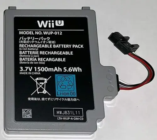 Nintendo Wii U Wup-010 Wup-012  Gamepad Controller Battery Arr-002 1