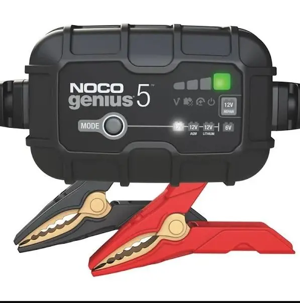 Noco Genius 5 Battery Charger And Maintainer - 5 Amp 1