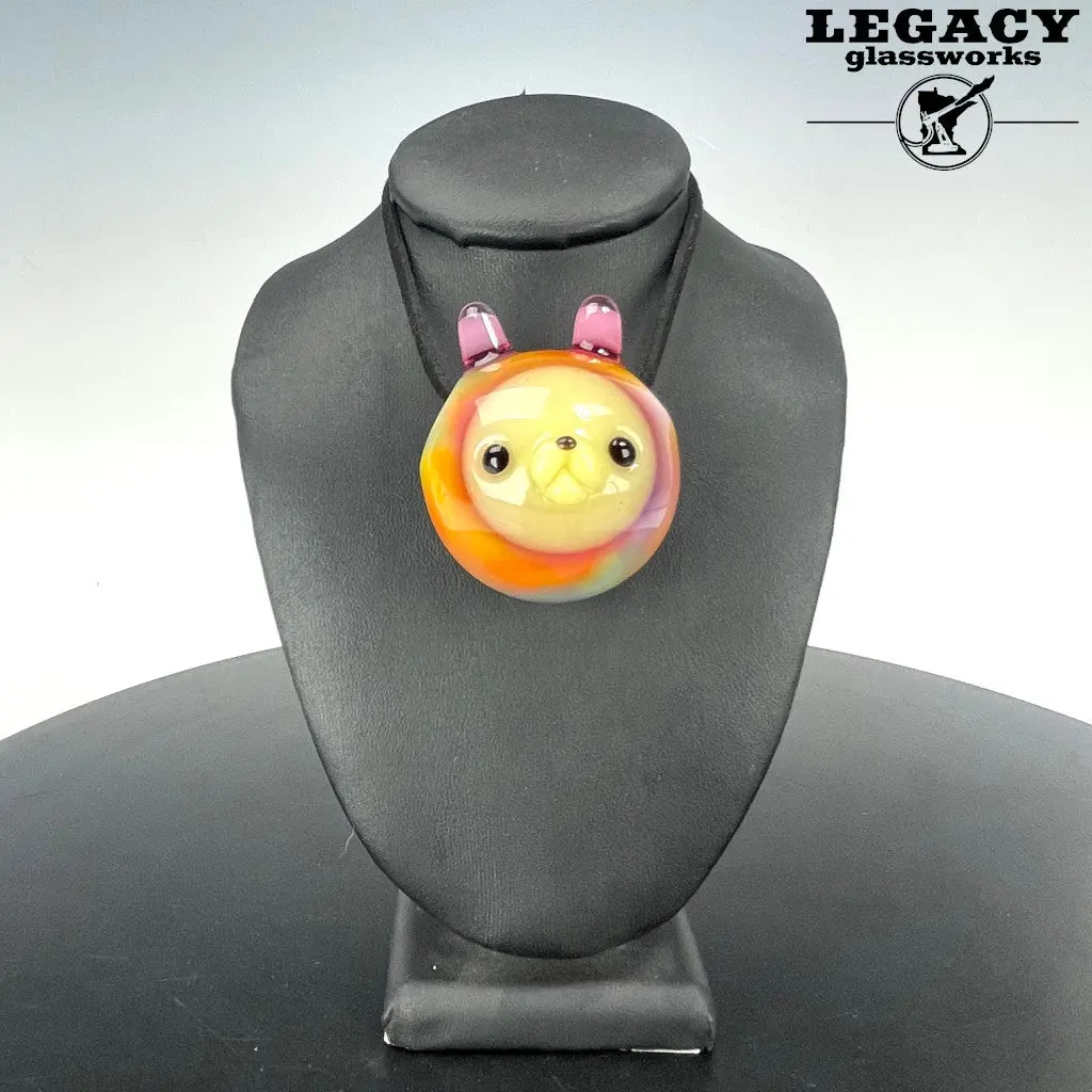 Aquariust Orange Tie-Dye Chappy Pendant 1