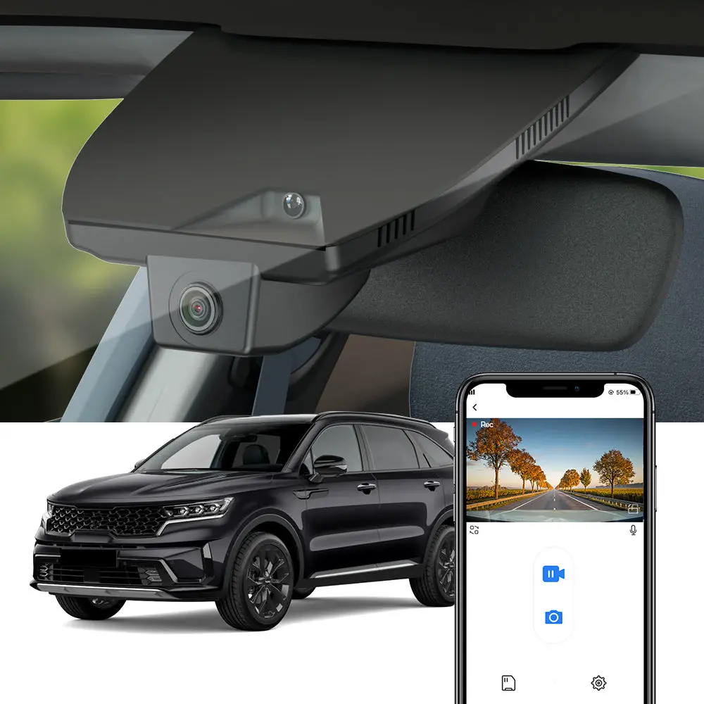 Fitcamx Dash Cam For Kia Sorento 2021-2025 (Right-Hand Drive Car) 1