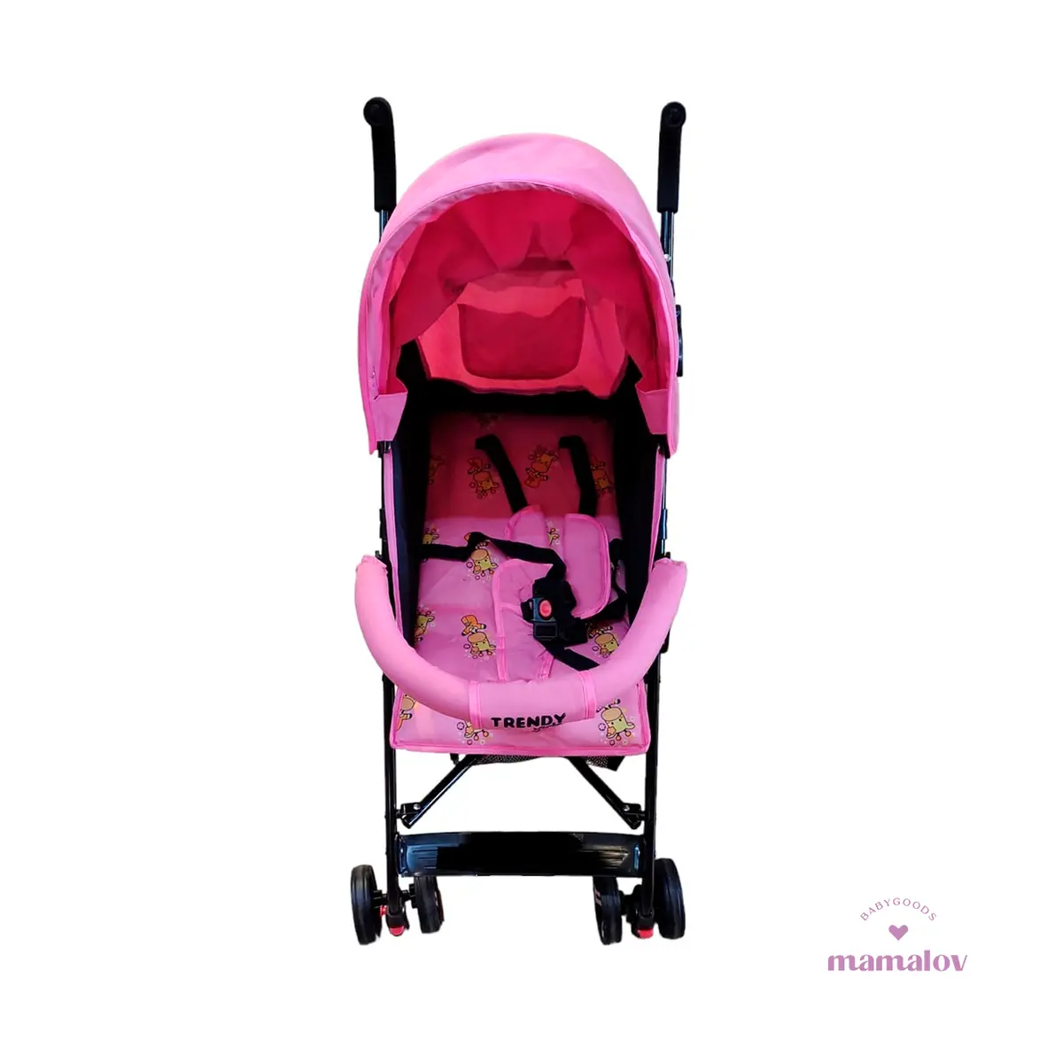 Carriola De Baston Zoo Max - Rosa Trendy Kids 1
