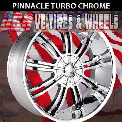 Pinnacle Turbo 22X9.5 6X127/135 Et+30 Chrome 1
