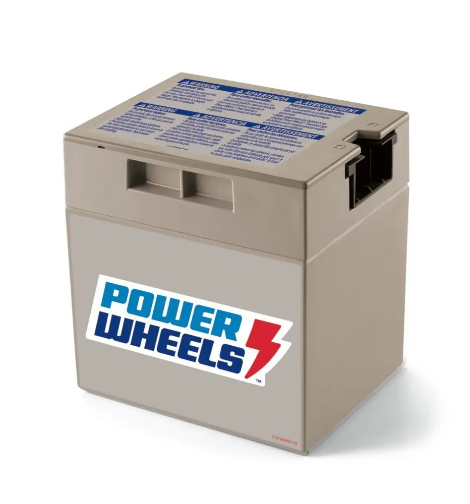 Power Wheels Gray Battery 1001175653, 00801-0638, 00801-1869 1