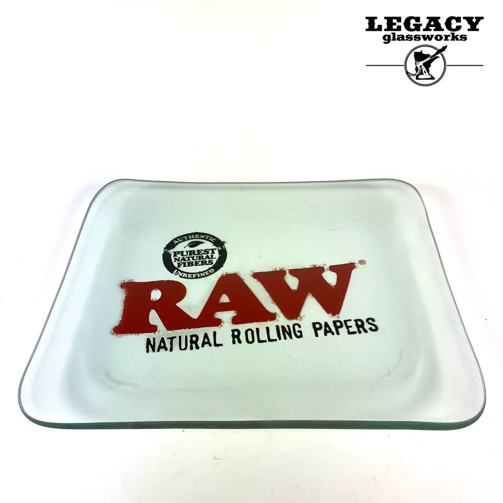 Raw Glass Rolling Tray 1
