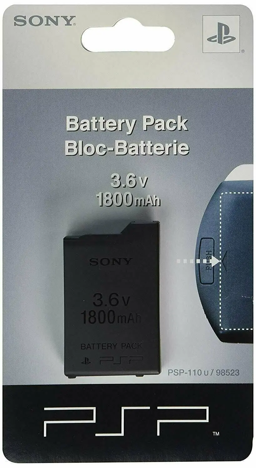 Rechargeable Battery For Sony Psp-110 Psp-1001 Psp 1000 Fat New 3.6V 1