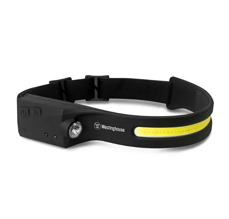 Rechargeable Head Light  Cob & Led Wf218 Wave Sensor - 6 Lighting Modes 1