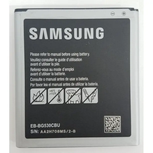 Replacement Battery Galaxy J3, J5, G550, J500 Eb-Bg530cbu 2600 1