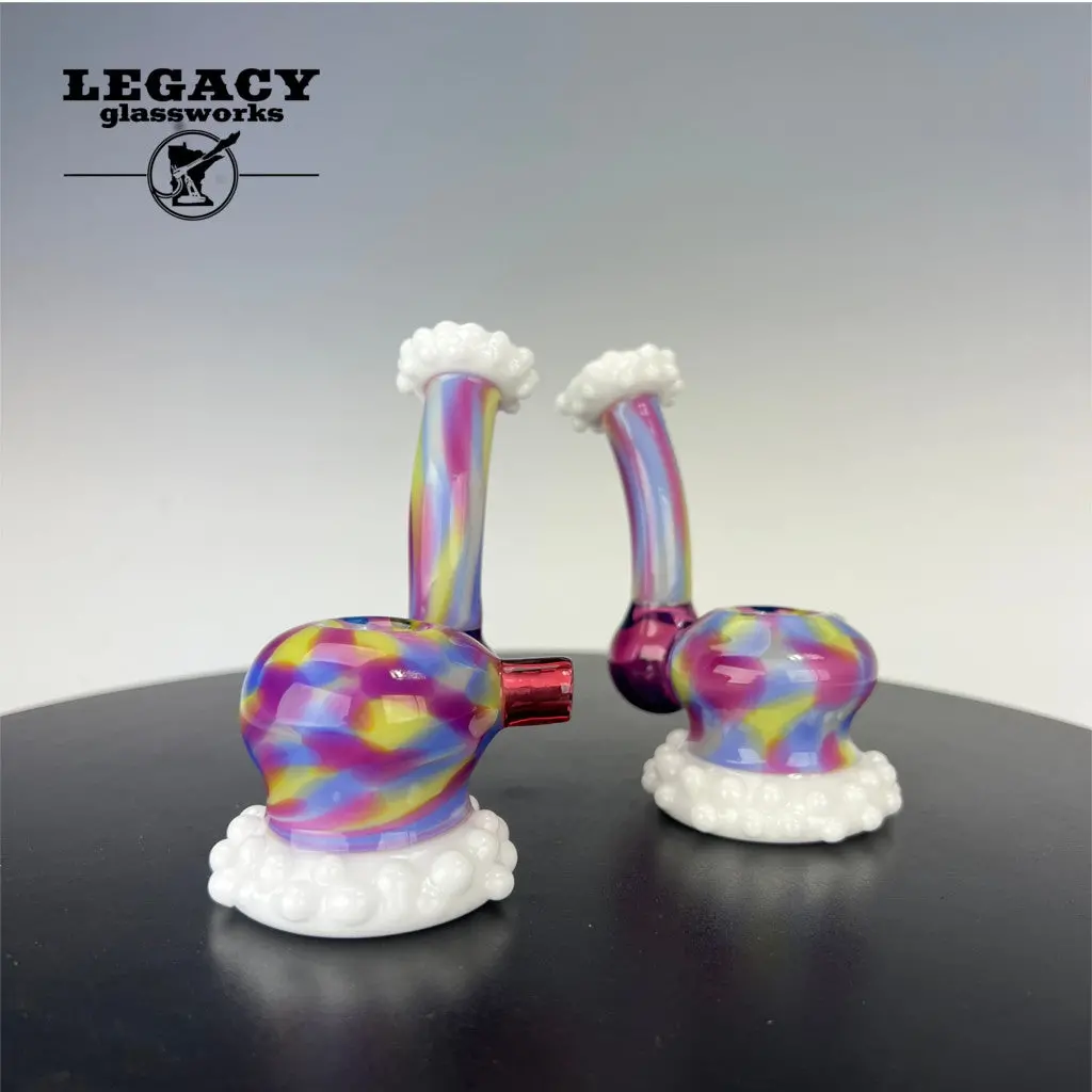 Rj Glass Cotton Candy Dry Pipes 1
