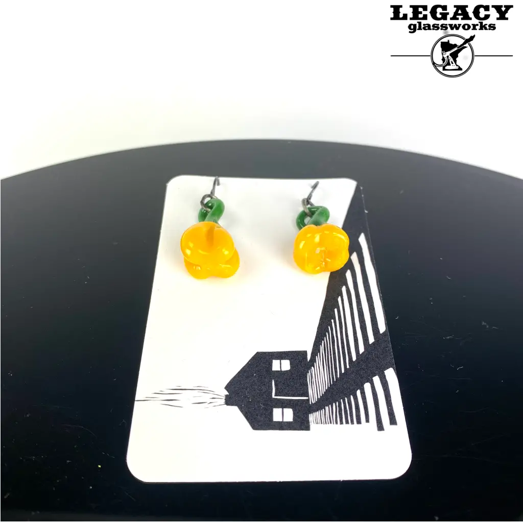 Sam L.S. Pumpkin Earrings 1