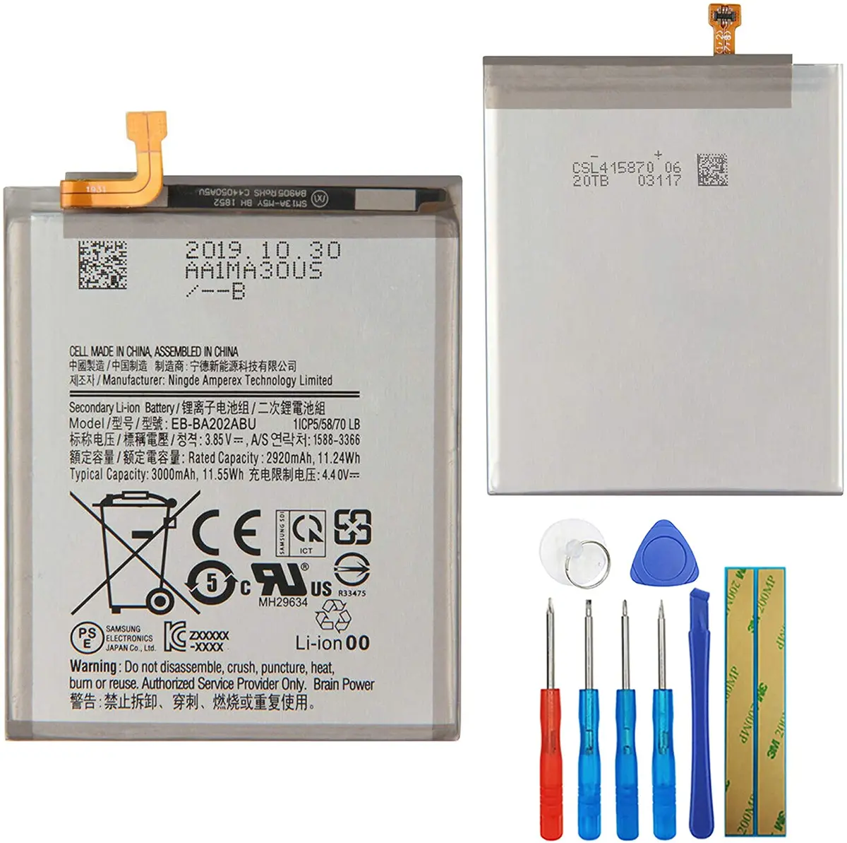 Samsung A10e Replacement Battery 102U Sm-A102u S102dl Eb-Ba202abu 1