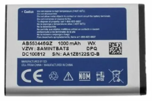 Samsung Ab553446gz Replacement Battery For U620 U430 U410 Gusto 2 Ii U365 1