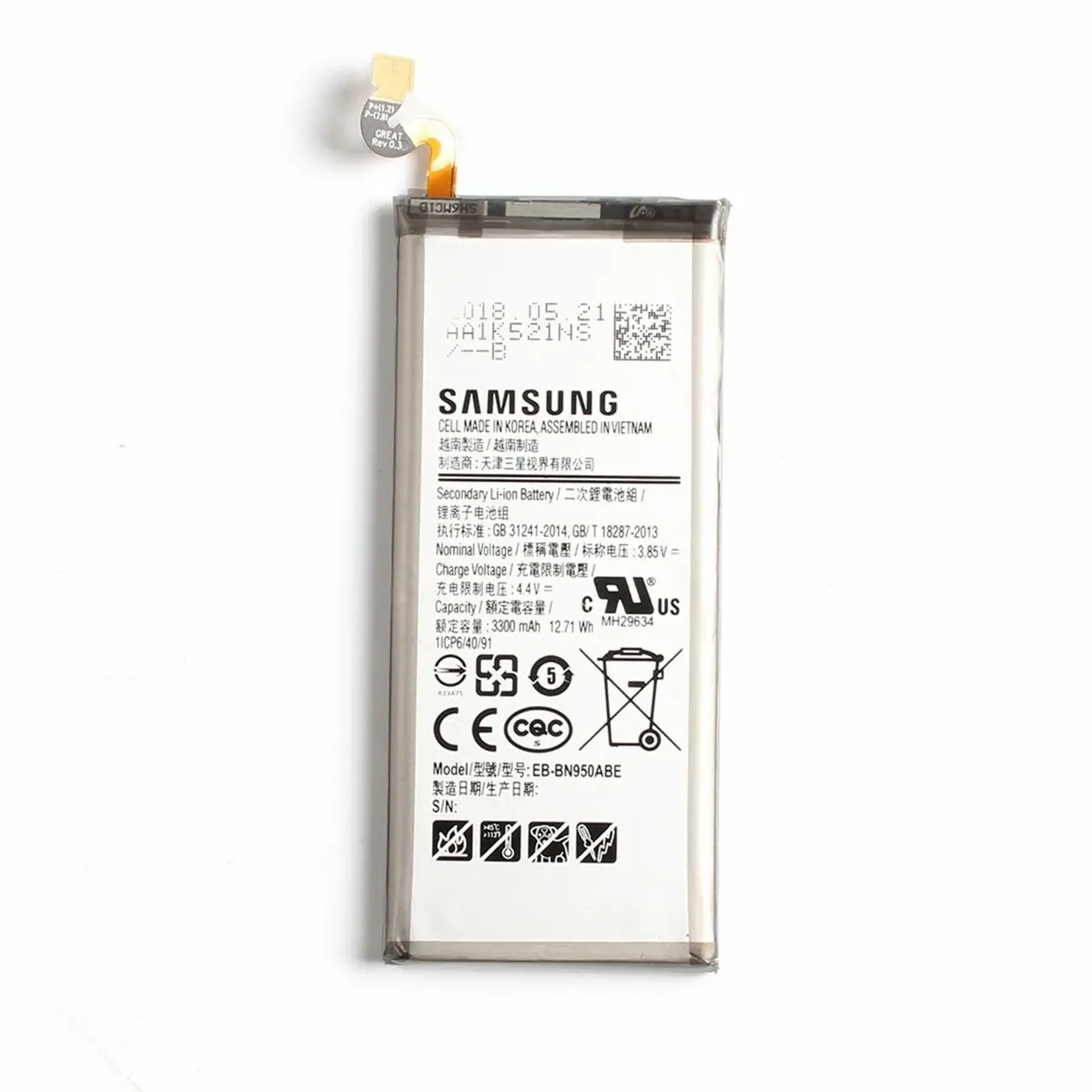 Samsung Galaxy Note 8 Battery Eb-Bn950aba Genuine Replacement 1