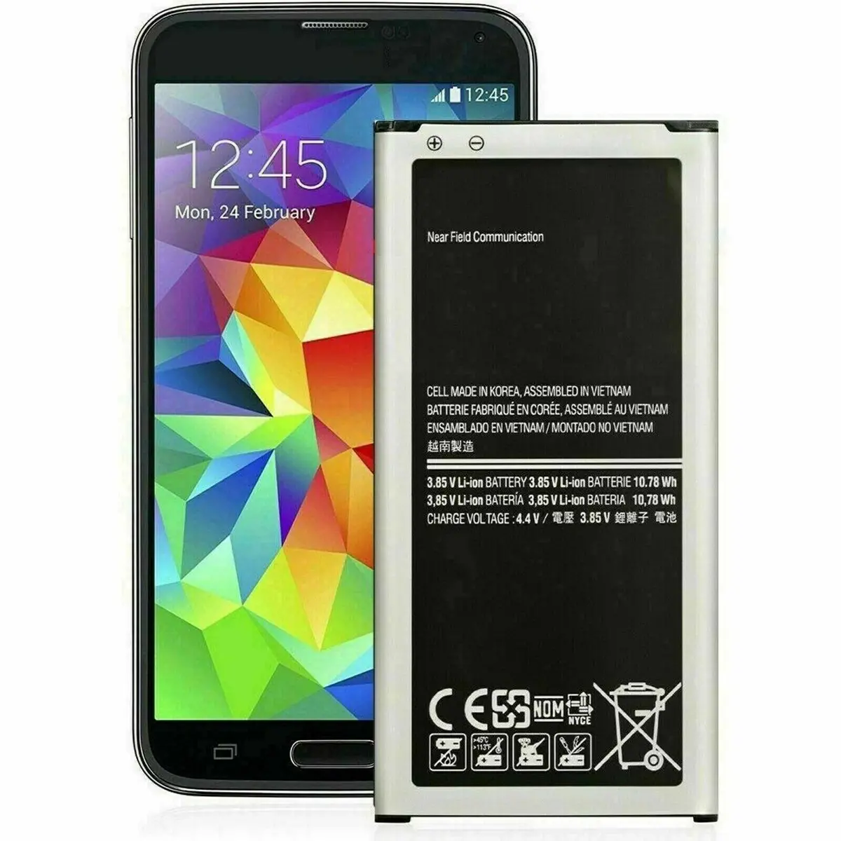 Samsung Galaxy Battery S5 Active Battery Sm-G870a Eb-Bg900bbz 1