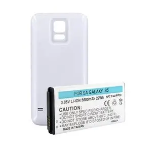 Samsung Galaxy S5 Extended Battery With Nfc White Cover 1