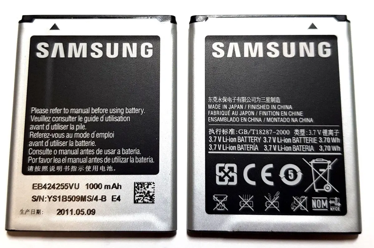 Samsung Gravity 3 Battery Eb424255va T369 M390 A927 T379 T479 R630 T359 T479 1