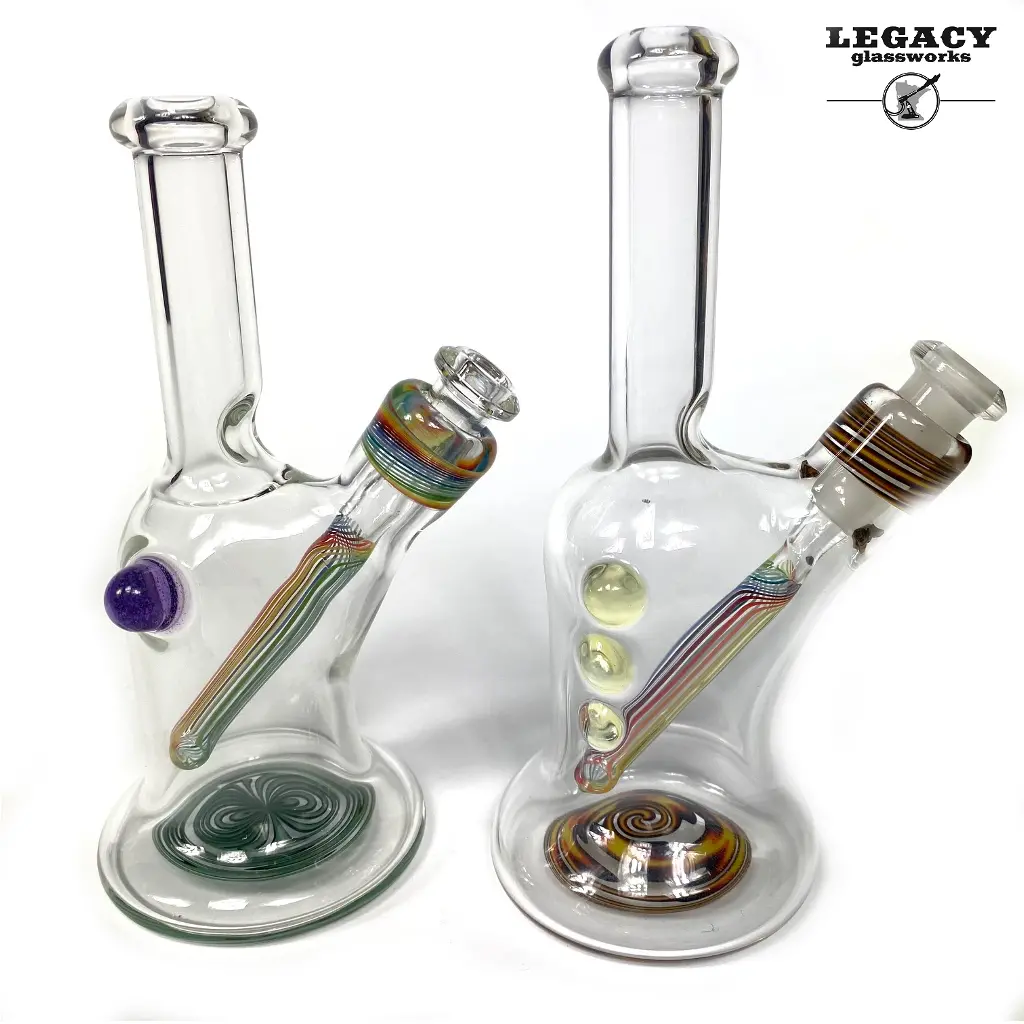 Sammy Flowers Clear Tube With Colored Line Work 1