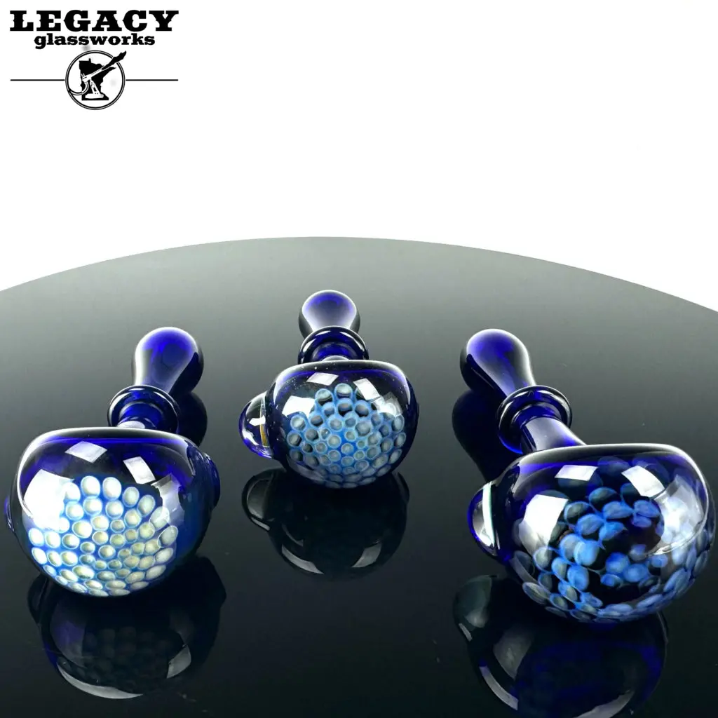 Sleevie Wonder Cobalt Blue Honeycomb Spoon 1