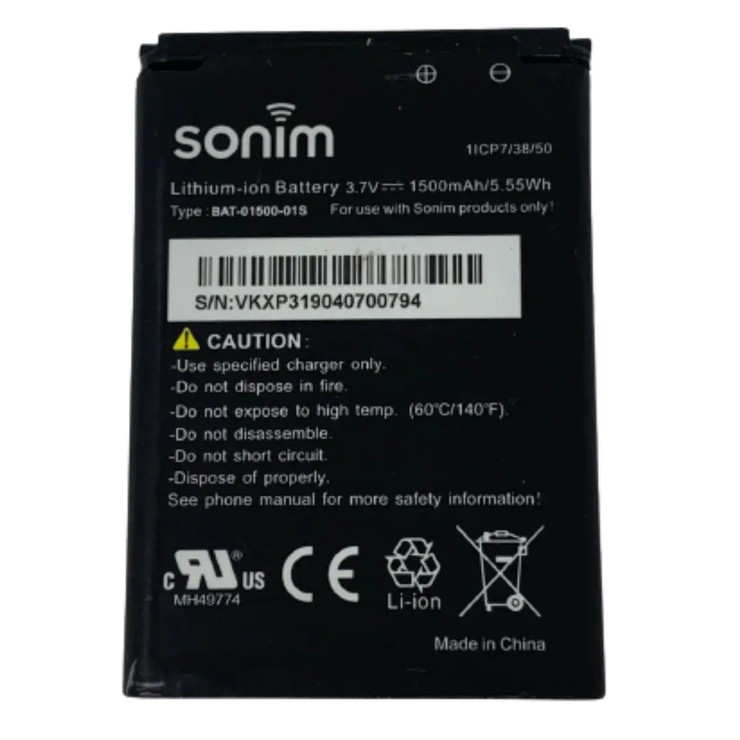 Sonim Xp3 Battery Bat-01500-01S For  Xp3800 Replacement Part Original 1