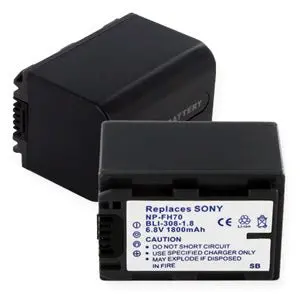 Sony Np-Fh70 Li-Ion 1800Mah Battery 1