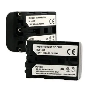 Sony Np Fm50 7.2V 1400Mah Battery 1