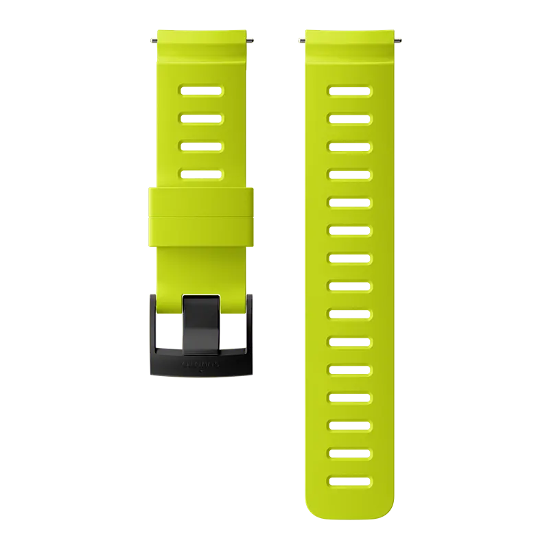 Suunto 24Mm Dive 1 Silicone Strap Lime Black Size M 1