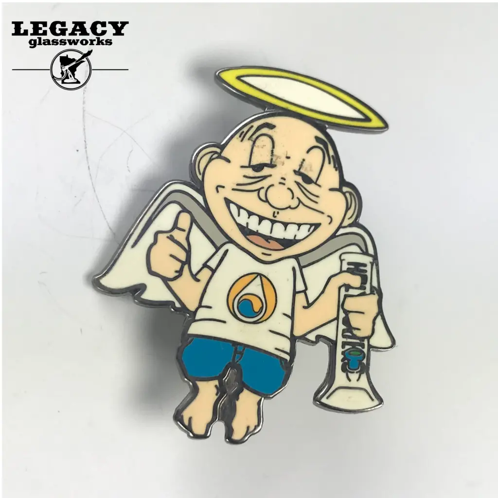 Stoned Angel Enamel Pin 1