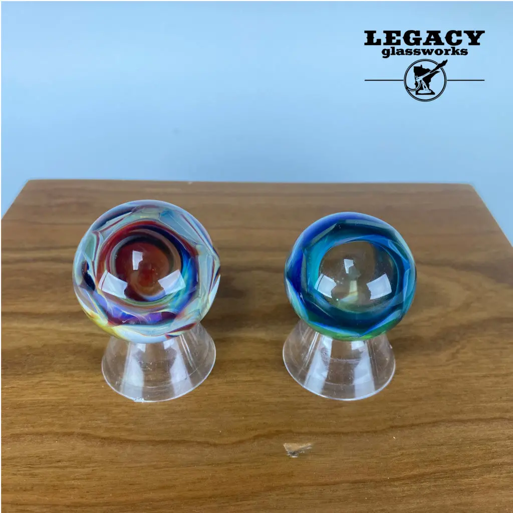 Strix Glass "Phantom Vortex" Marbles 1