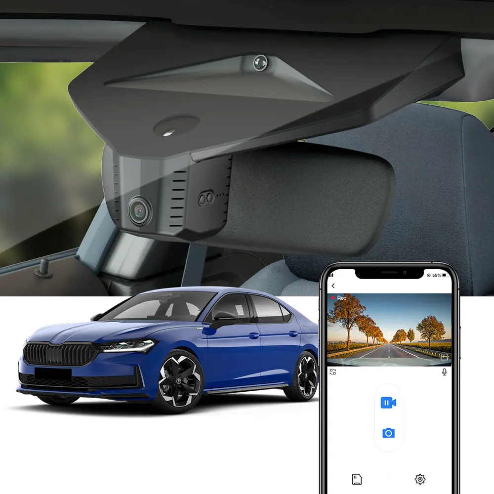 Fitcamx Dash Cam For Skoda Superb 2024 2025 1