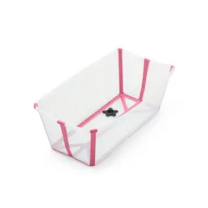 Bañera Flexi Bath Transparent Pink V2 Stokke 531903 1