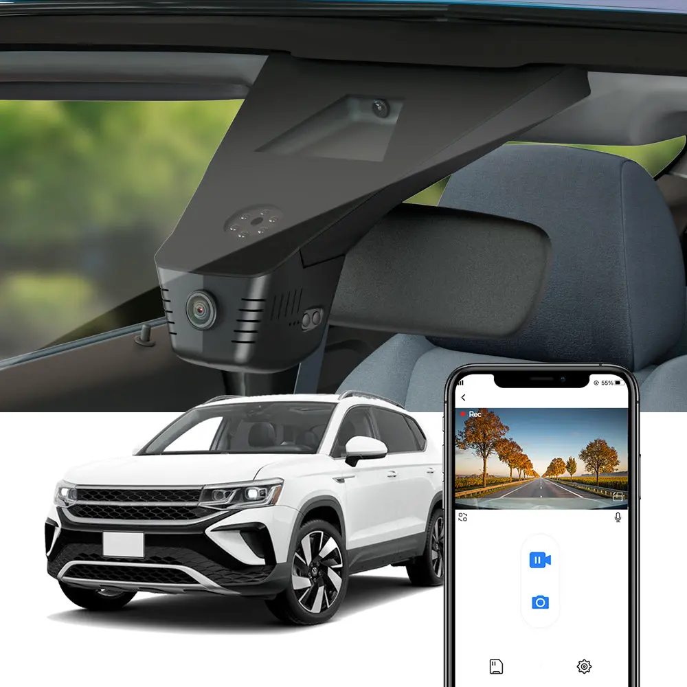 Fitcamx Dash Cam For Volkswagen Taos 2020-2025 1