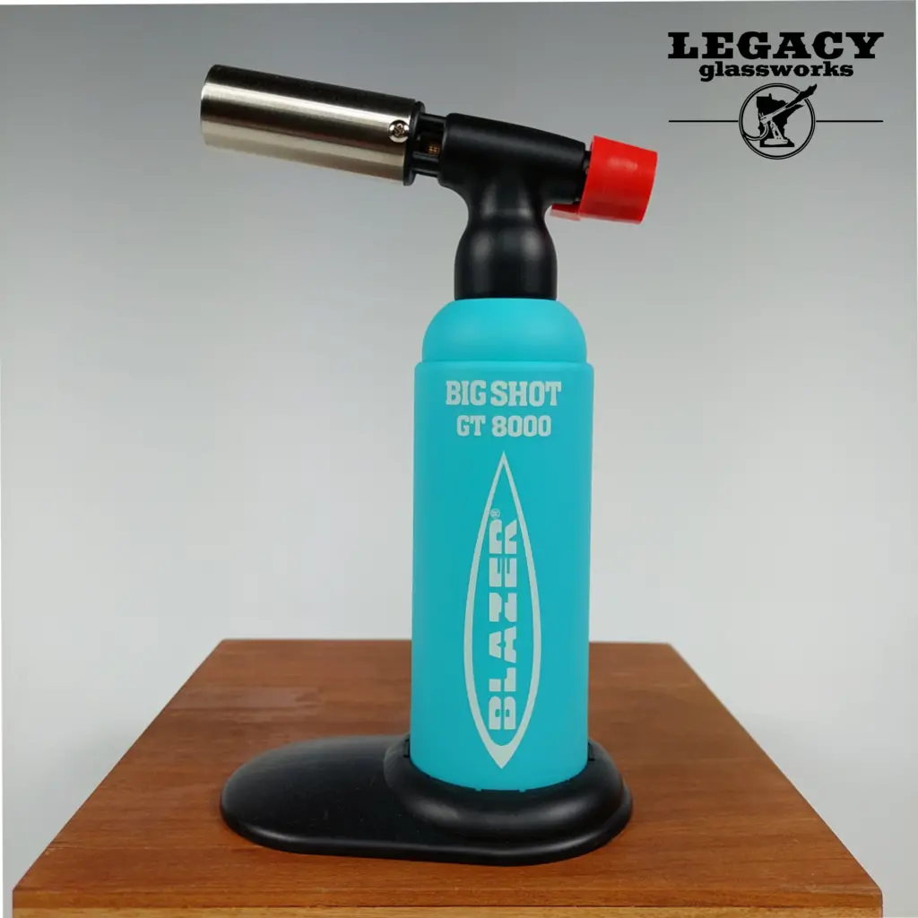 Blazer Big Shot Limited Edition Teal Butane Torch 1