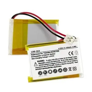 Teledex Ac9210s 3.7V 650Mah Li-Pol Battery 1