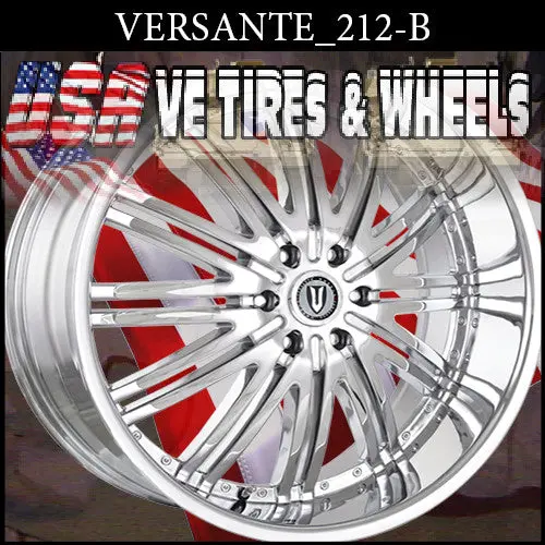 Versante 212B 24X9.5 6X135 Et+30 Chrome 1