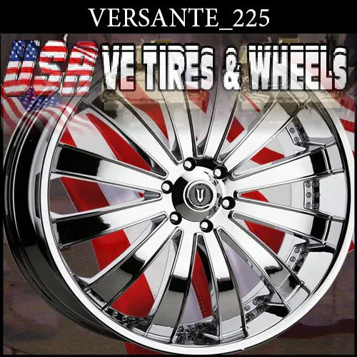 Versante 225A 24X9.5 5X115 Et+15 Chrome 1