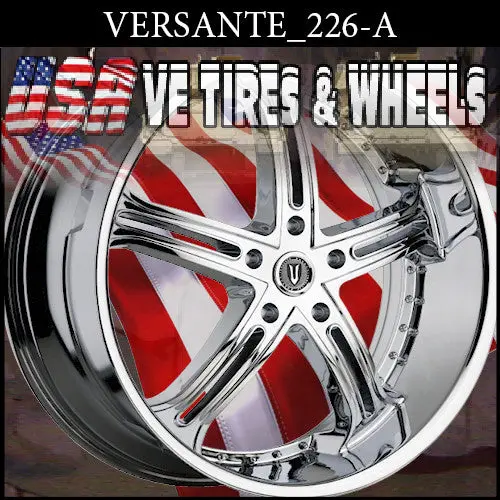 Versante 226A 24X9.5 5X115 Et+15 Chrome 1