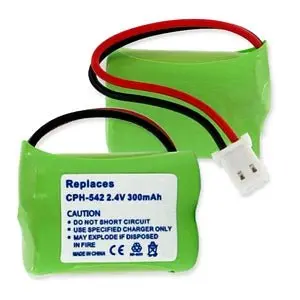 Vtech Bt183642 / Bt283642 2.4V 300Mah Ni-Mh Battery 1