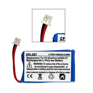 Vxi Blueparrot B250-Xt 3.7V 250Mah Li-Pol Battery 1