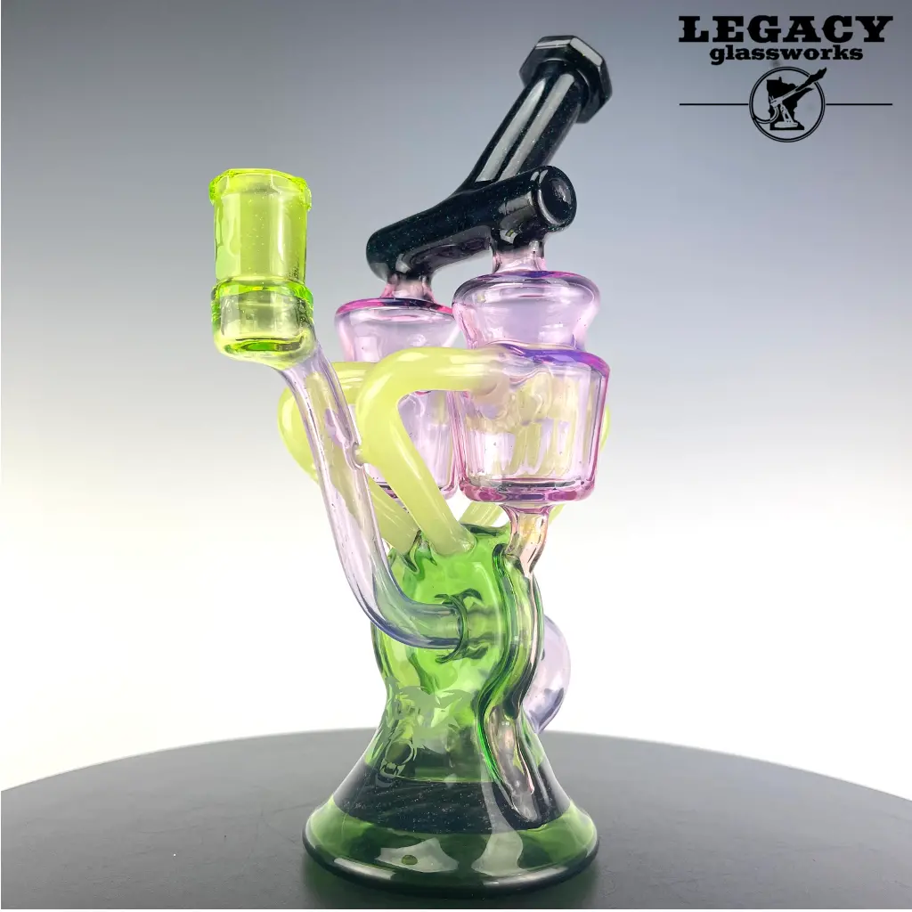 Wolfe Glass Donut Double Can Recycler 1