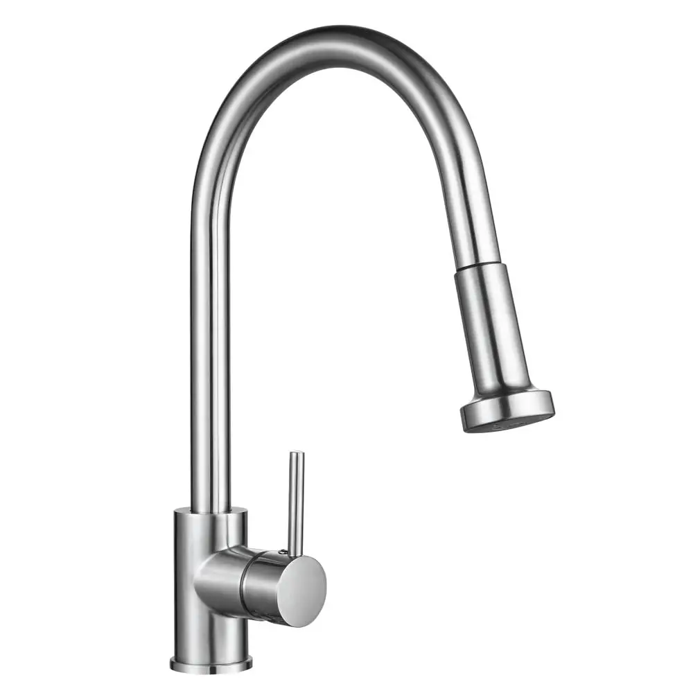 Aquaterior Kitchen Faucet With Pull Out Spray 2.2Gpm Brushed Nickel 1