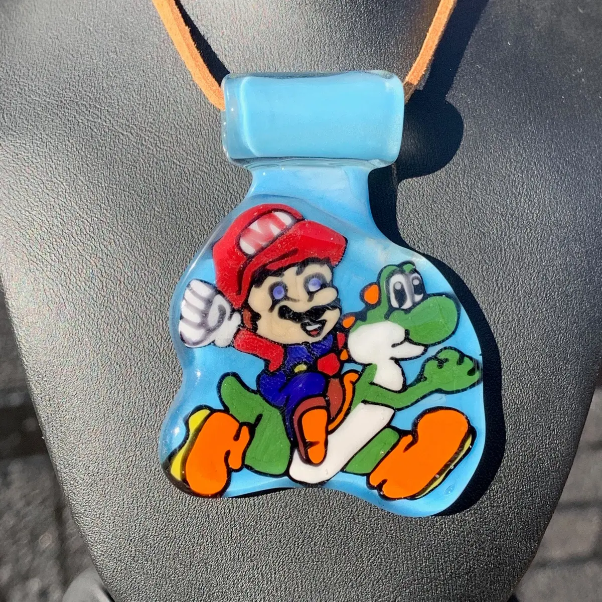 Windstar Italian Plumber And Flying Dinosaur Pendant 1