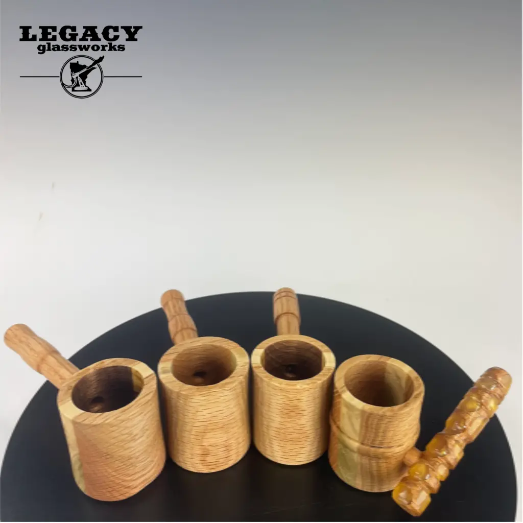 Carved Pours Wood Puffco Proxy Attatchment 1