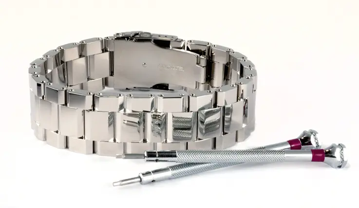Polished Steel Wristbracer Men's Bracelet 1